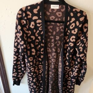 Sugarhill Women's Leopard Cardigan - Black and Brown